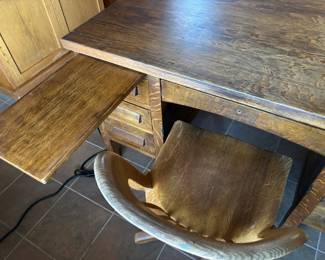 Pull out on Antique desk