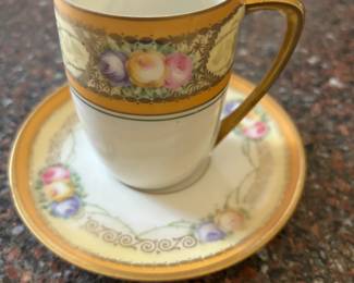 RS Germany Floral cup and Saucer