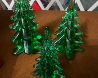 Glass Christmas trees