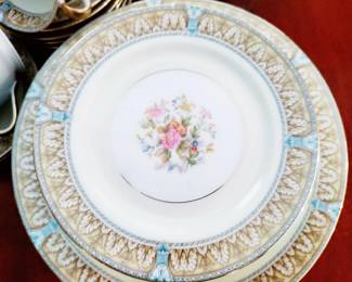 NORITAKE "CLAIRE" VINTAGE CHINA SET