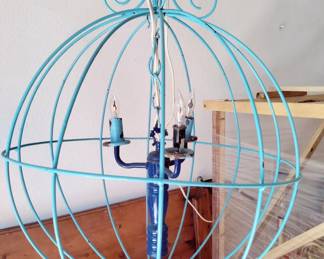 MID CENTURY WORKING GLOBE LAMP