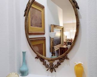 BAROQUE ANTIQUE MIRROR, FREIDMAN BROS.