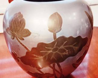 VINTAGE PEWTER AND COPPER VASES