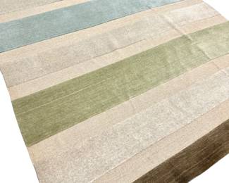 Wool striped rug