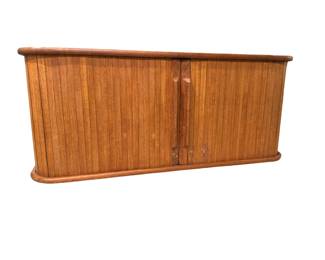 Mid Century Teak Hanging Wall Cabinet