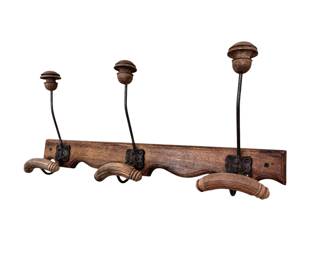 Wood Coat Rack / Hooks