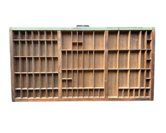 Antique Printers Tray