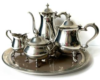 English Pewter Tea / Coffee Set