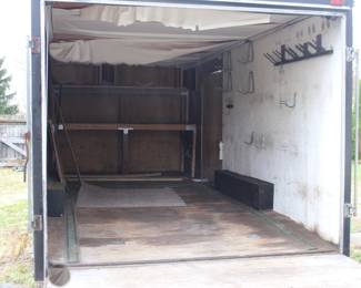 Haulmark Trailer Interior part of one of the auction items