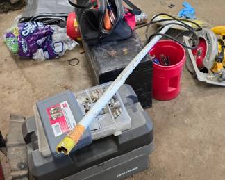 Tools Power and Hand Tarp Dust Pan Milk Crate