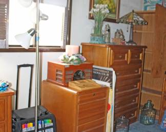 Crosley Record Player, Crafting Kit, File Cabinet, Chest