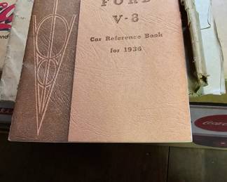 Vintage 1936 Ford V8 Car Booklet