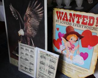 Eagle and Car Ads and Posters