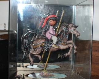 Figurine and Horse