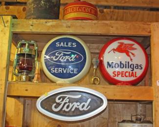 Ford Sign, Oilzum, Lantern, More