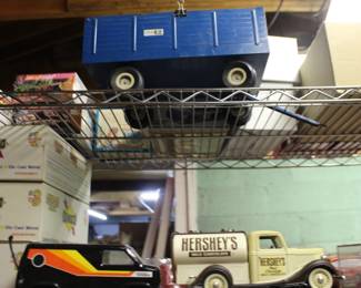 Sunaco Die Cast Models, Tonka Van, Hershey Truck