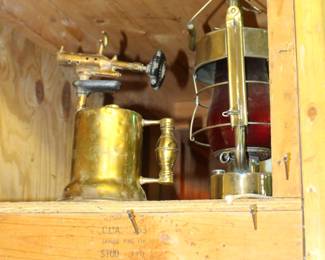 Brass Sprayer and lantern