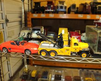 Metal Cars Tractors Trucks Toys  Tow Truck