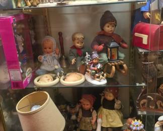 Larger Hummel, Goebel's and Dolls