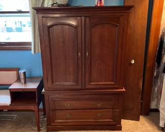 Wood Armoire/Dresser