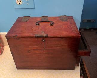 Vintage Wood Jewelry Box