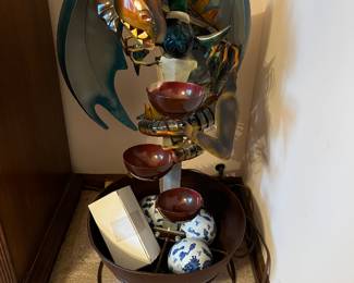 Metal Dragon Fountain