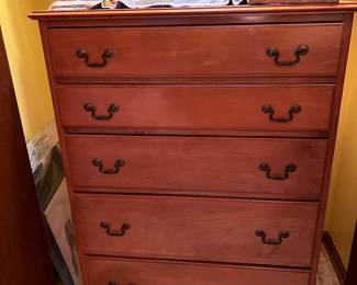 Vintage Wood Dresser Convertible Desk