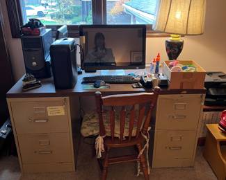 Vintage Metal File Cabinet