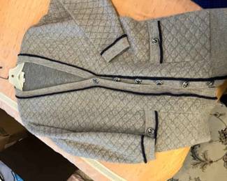 St. John Knits In Grey And Blue