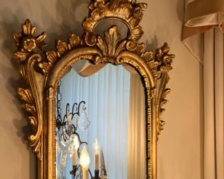 Gold Mirror In NonWood Material 