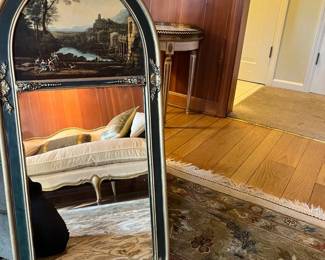 Framed Mirror In Black And Gold