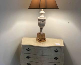  010 Chest With Painted Details On Front And Top