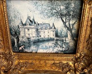  013 Print Of Castle In Lovely Frame