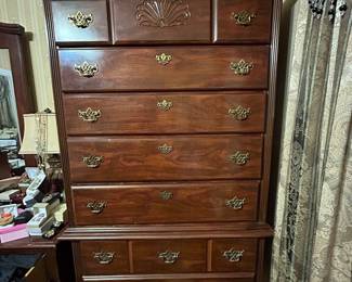 Highboy chest of drawers
