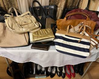 Purses and shoes