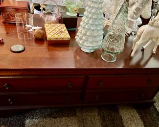 Coffee table with drawers
