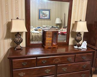 Dresser and mirror 