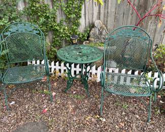 Mesh patio chairs