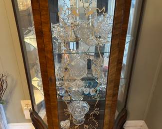 French art deco display cabinet 