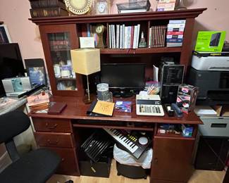 Desk with hutch