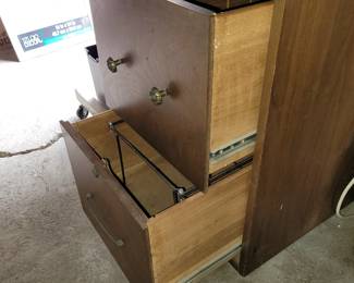 $5 Sat. - wood file cabinet 