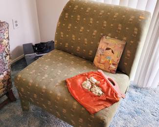 $35 - Extra wide slipper chair on Saturday 