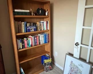 Bookcase & books