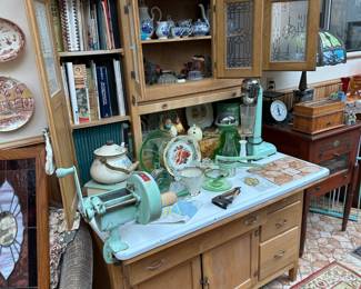 Circa 1940's Hoosier Cabinet