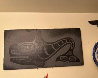 PNW Haida Tribal "Killer Whale" Artwork on Board by ZR