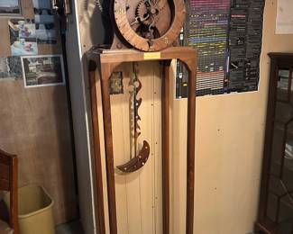 Minimalistic Steampunk Style Grandfather Clock by Don A. Malicoat 