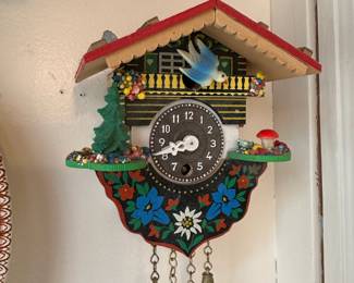 Miniature German Cuckoo Clock