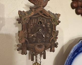 Miniature August C Keebler Co. Cuckoo Clock