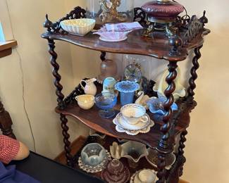 3 Tier Victorian Barley Twist Shelf