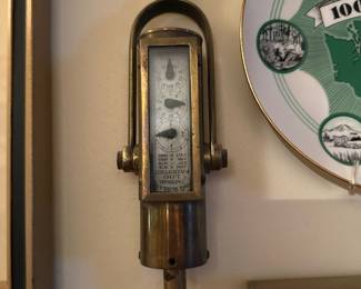 John Bliss & Co. Brass Taffrail Log with Spinner and Box